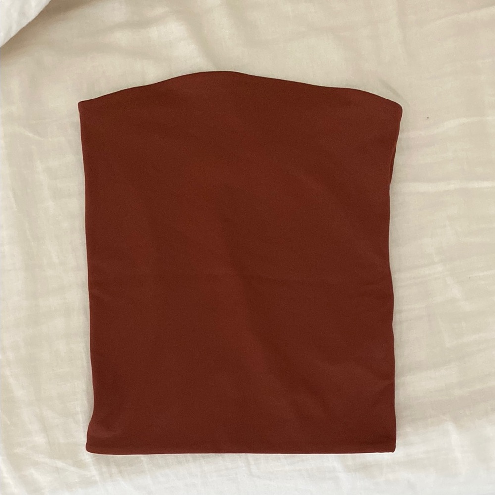 Aritzia Babaton Tube Top in Rich Copper